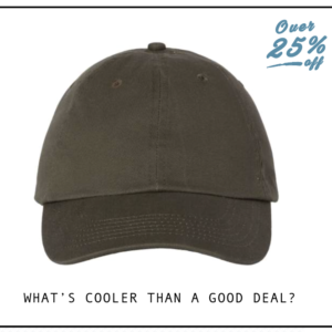 dad hat discount pack - 50qty minimum